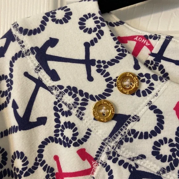 Lilly Pulitzer Dress size M length 36” bust 36/38” sleeves 16” excellent condi - Picture 2 of 16